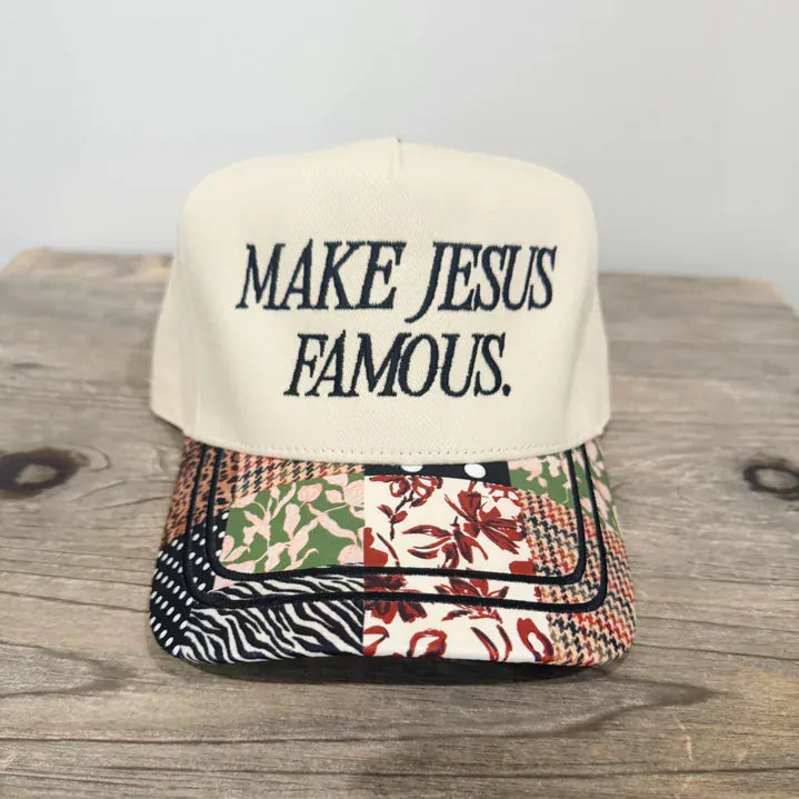 Patchwork Faith Statement Trucker Hat