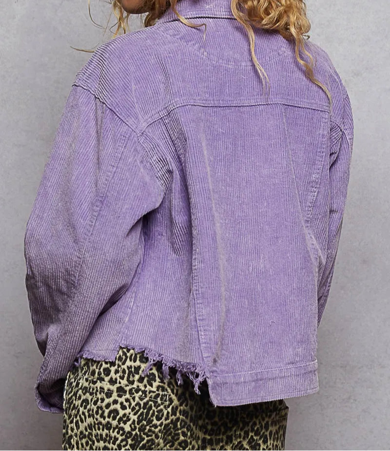 Button-Down Corduroy Trucker Jacket - Image 4