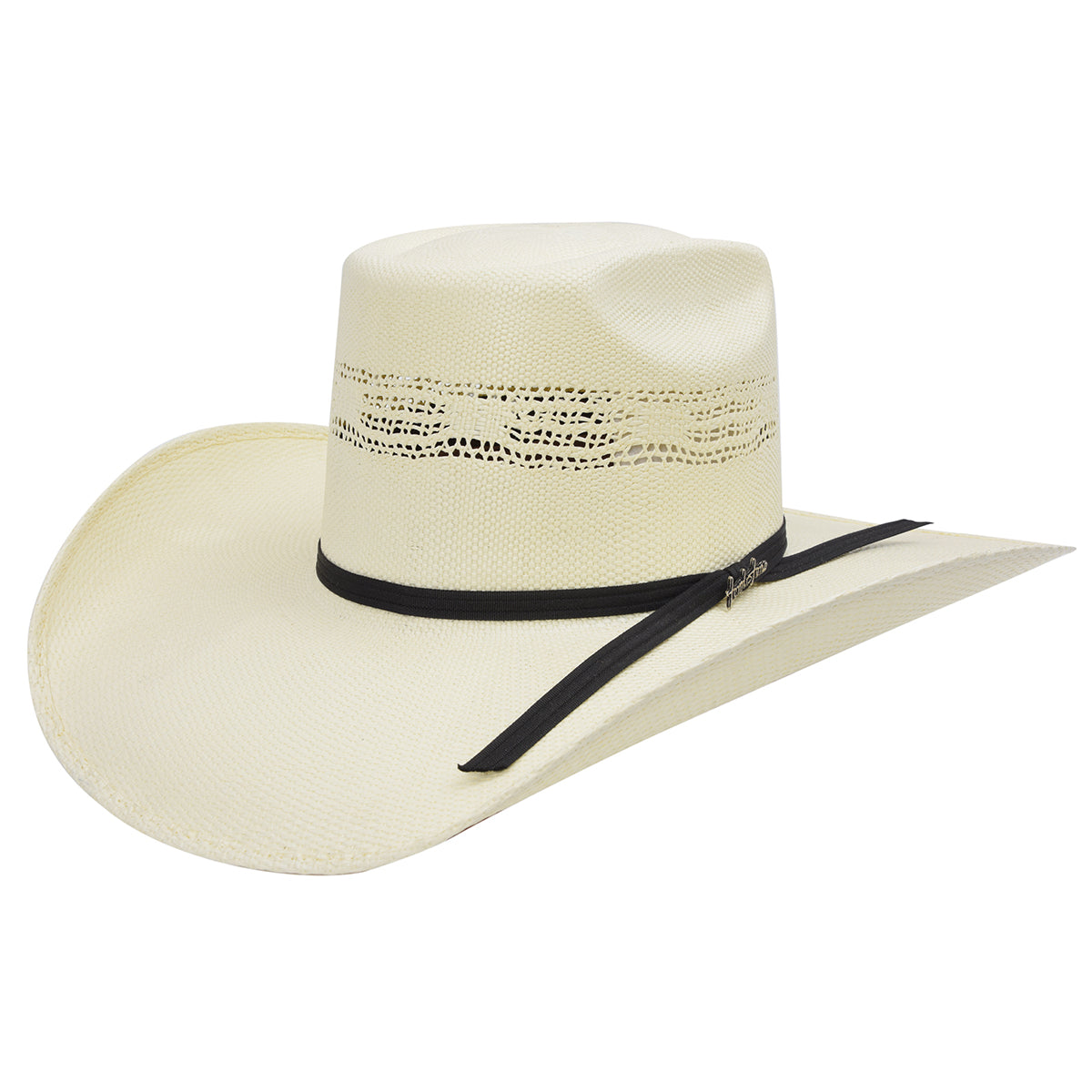 Tombstone Longhorn Bangora Brick Crown Straw Cowboy Hat