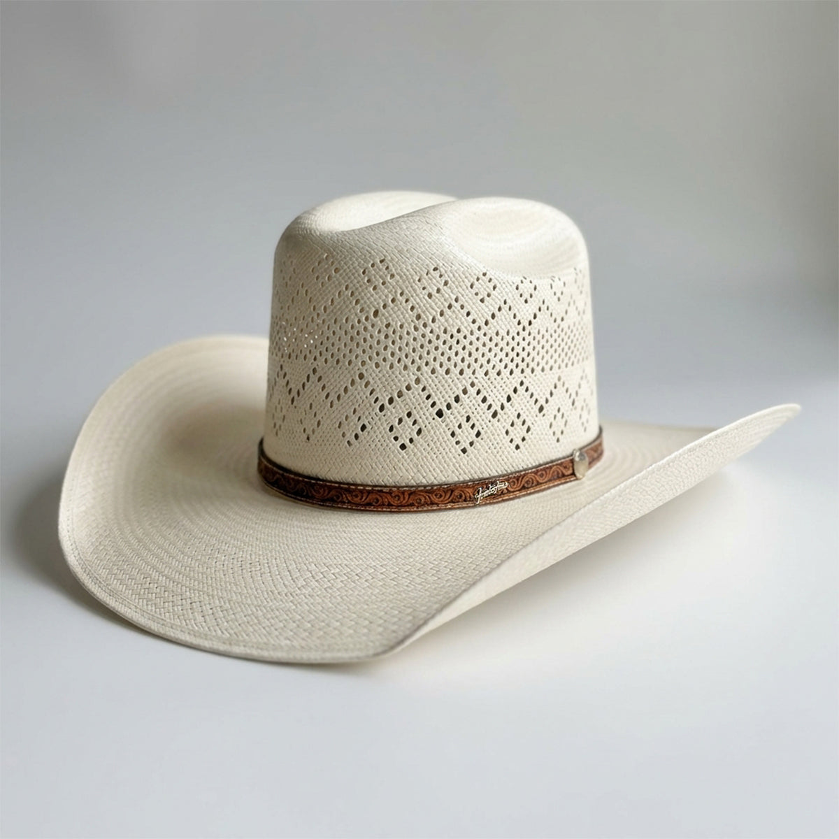 Tombstone 30X Ranger Minnick Crown Straw Cowboy Hat 1093