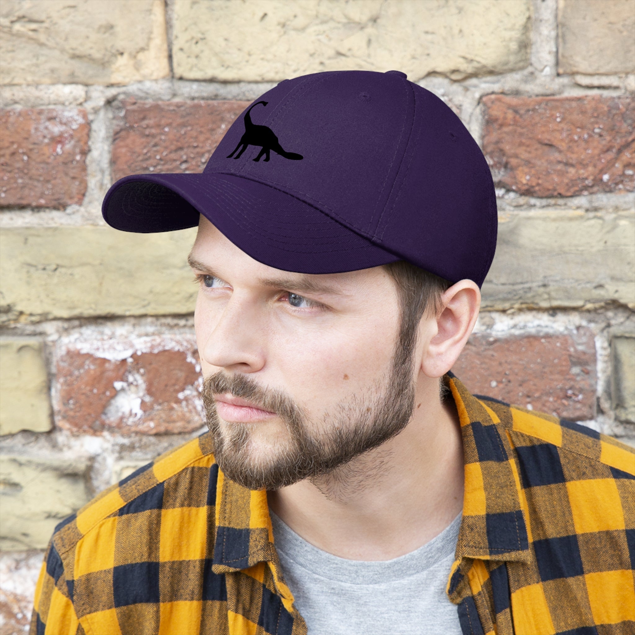 Brachiosaurus Unisex Twill Hat | Paleontologist Gift for Dinosaur Lovers