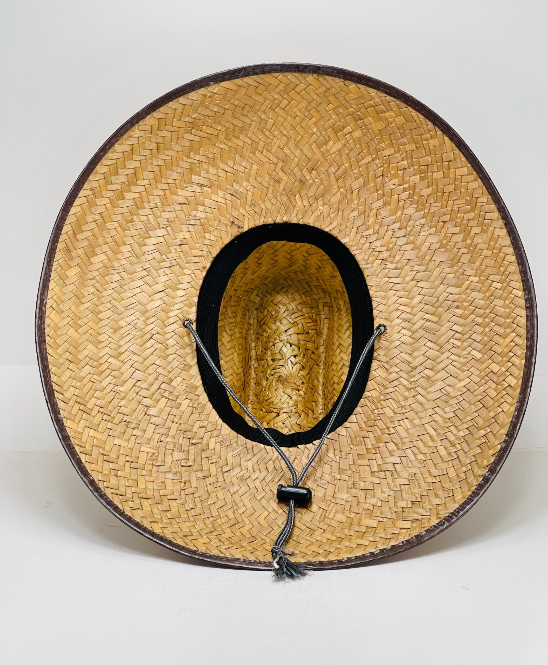 Gardening & Fishing Straw Hat, Brim size 5.75” in. inside circumference about 23” in. Overall hat size total sun coverage 19.5” x 17.5” in. - Image 7
