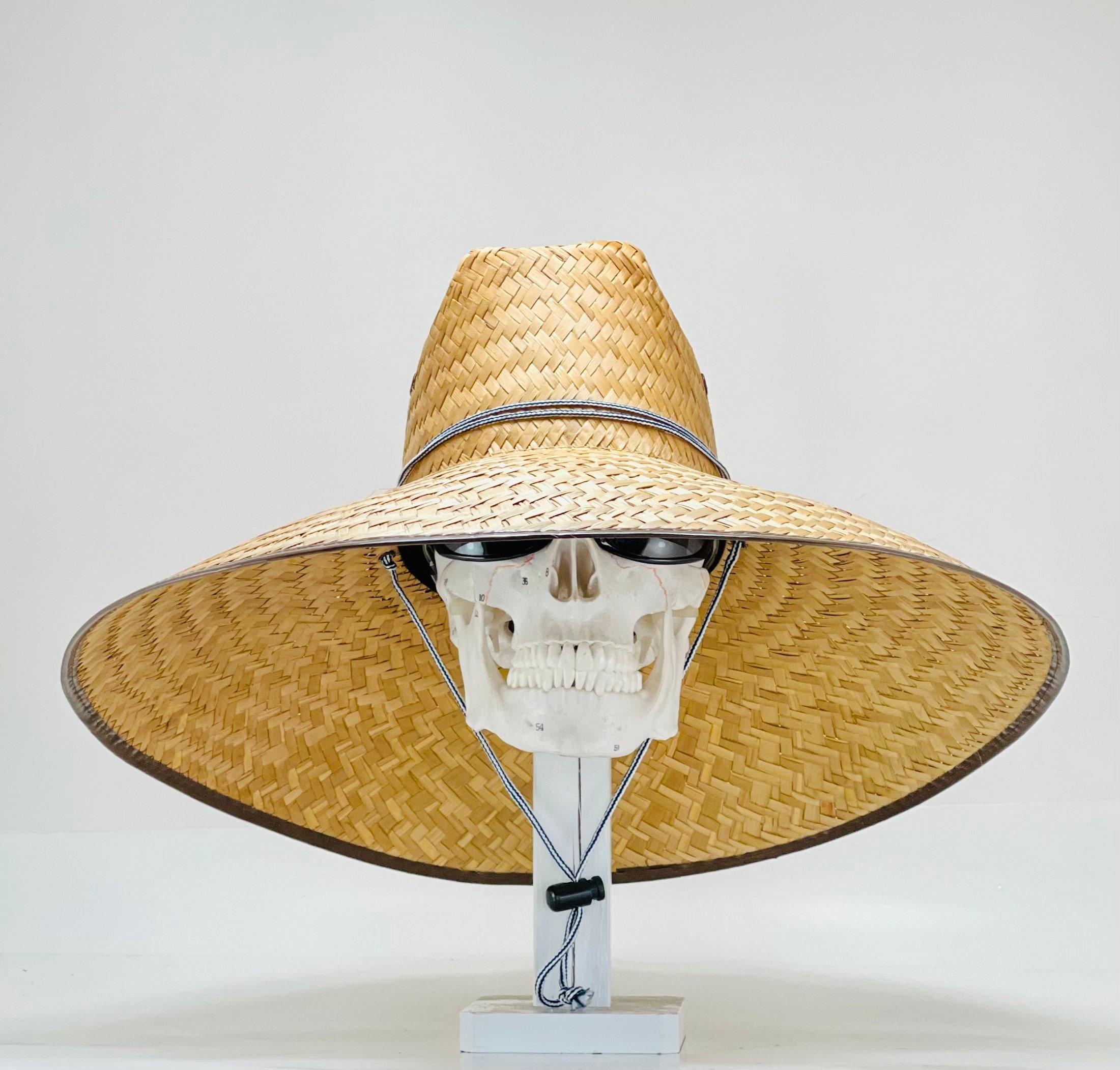 Our Best Seller! Get the MEGA Hat! Great sun coverage! Brim about 7" inches, inside circumference about 24” all handmade, all Natural! - Image 5