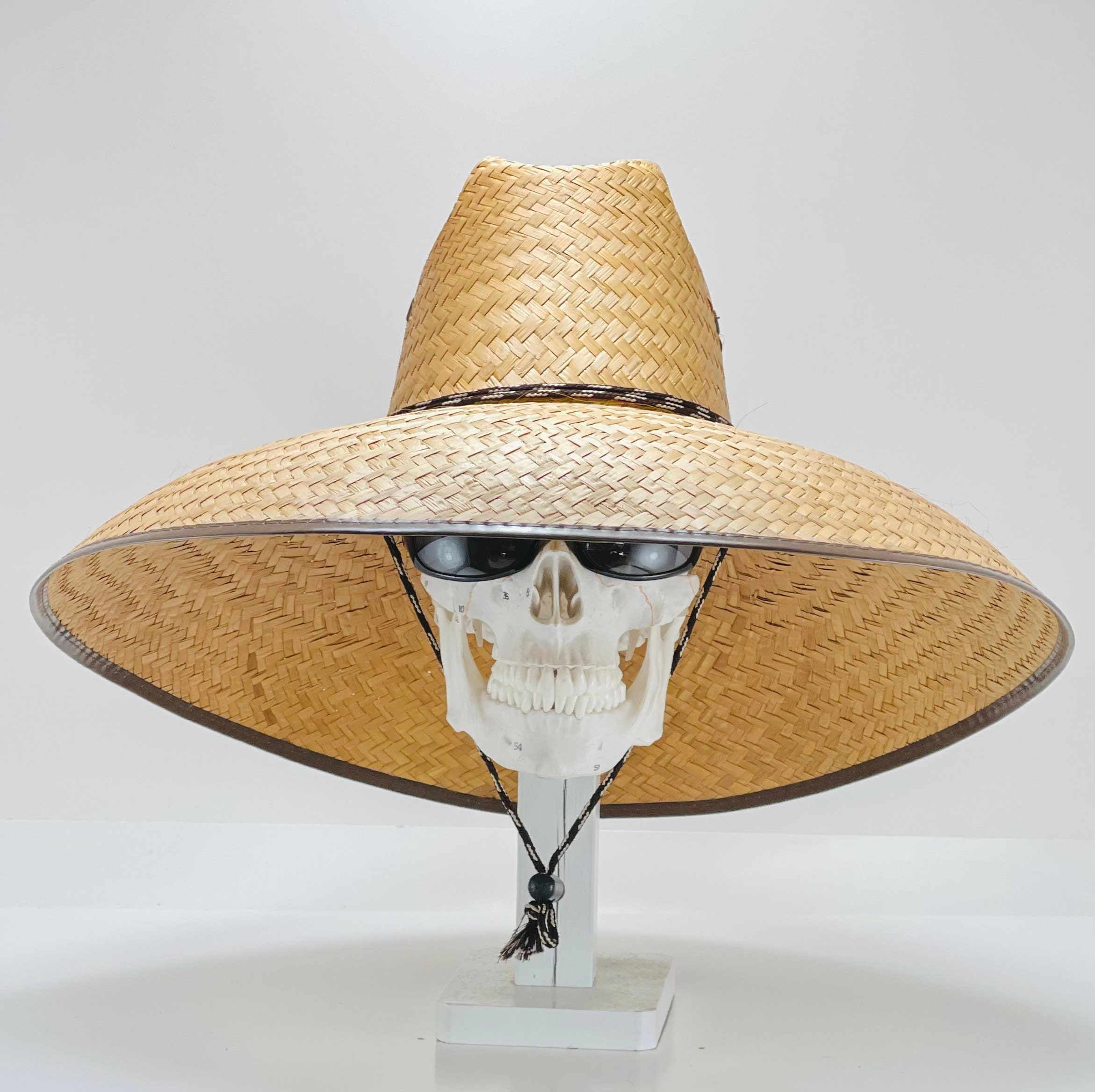 Our Best Seller! Get the MEGA Hat! Great sun coverage! Brim about 7" inches, inside circumference about 24” all handmade, all Natural! - Image 6