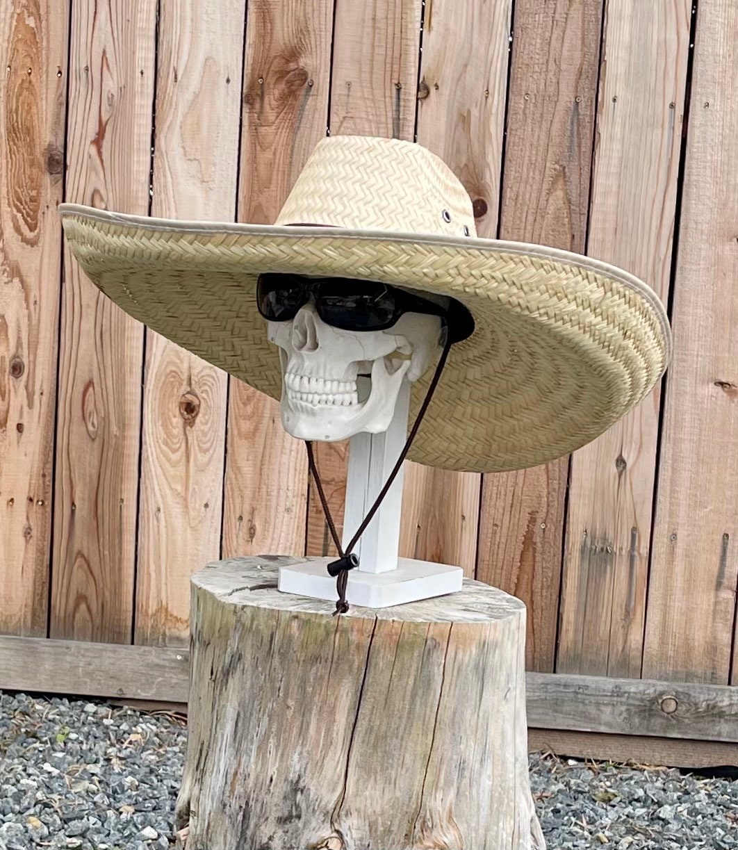 Grande Mega Ranchero Straw Hat, NATURAL Brim size about 7.50” in. inside circumference about 23.25” in. overall hat size about 23.5”x22” in - Image 4