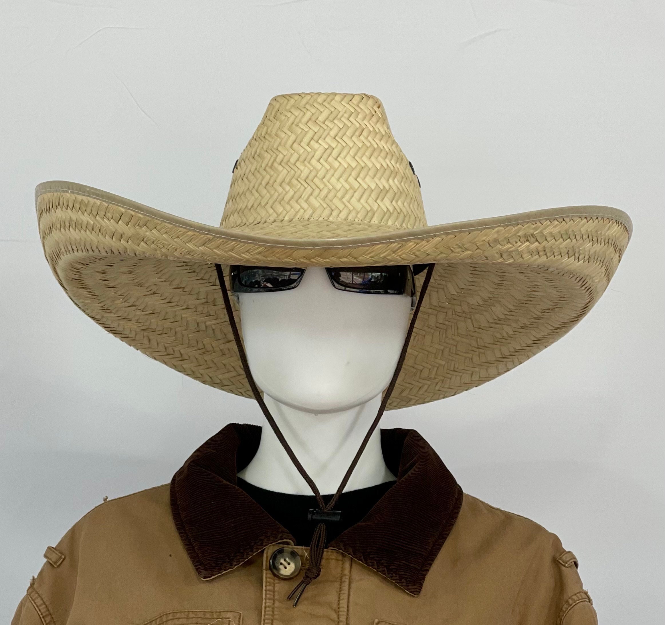 Grande Mega Ranchero Straw Hat, NATURAL Brim size about 7.50” in. inside circumference about 23.25” in. overall hat size about 23.5”x22” in - Image 3