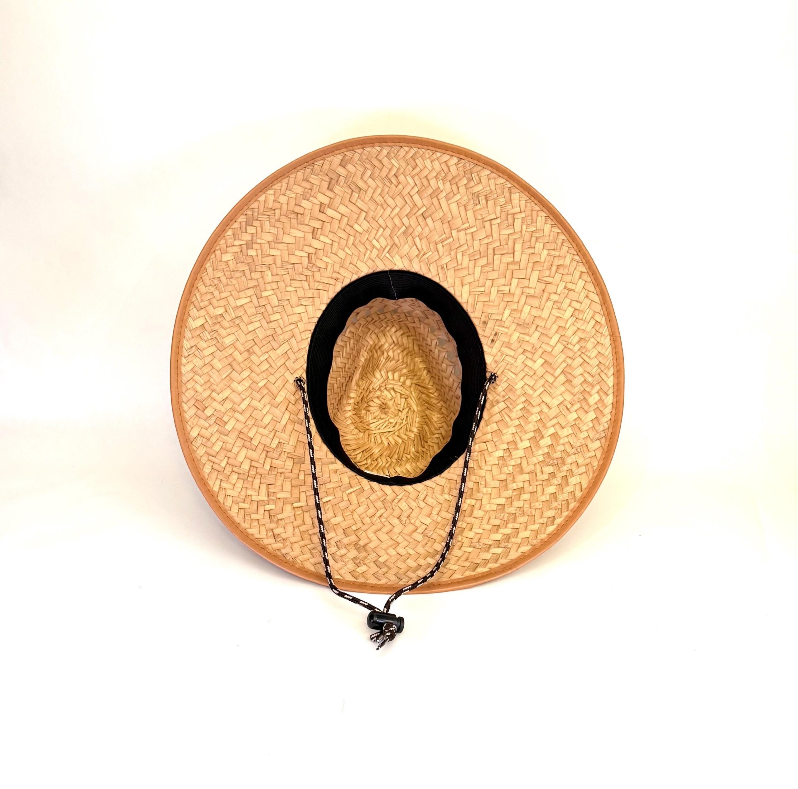 Ventilated Straw Hat, Fisherman Gardening Sun Protection, Adjustable Strap, 4.75-Inch Brim, TAN Edge. - Image 10