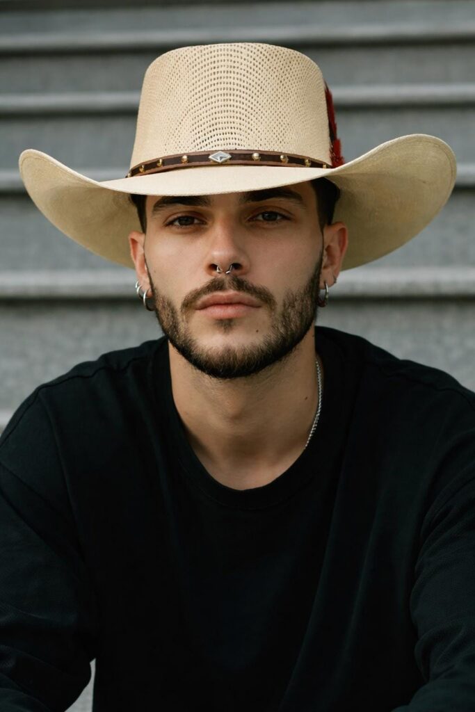 Stay cool in our Off-White Gallero Canvas Hat—made in Mexico with mesh crown and reusable rain cover included for any weather! All day wear.