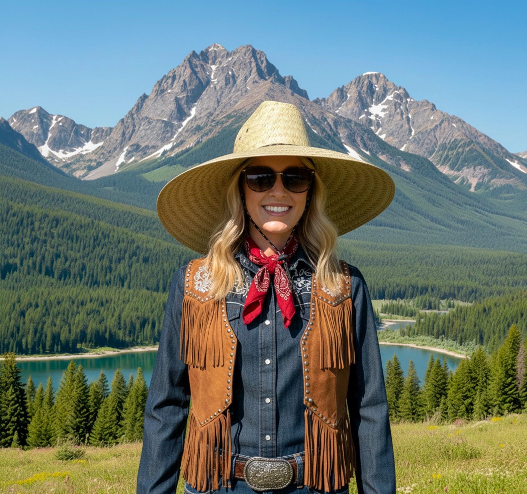 Jumbo Natural Straw Hat, Maximum Sun Protection! Large Brim 7" inches, size 60cm. or 24" inches, natural Grown, handwoven and made in Mexico - Image 3