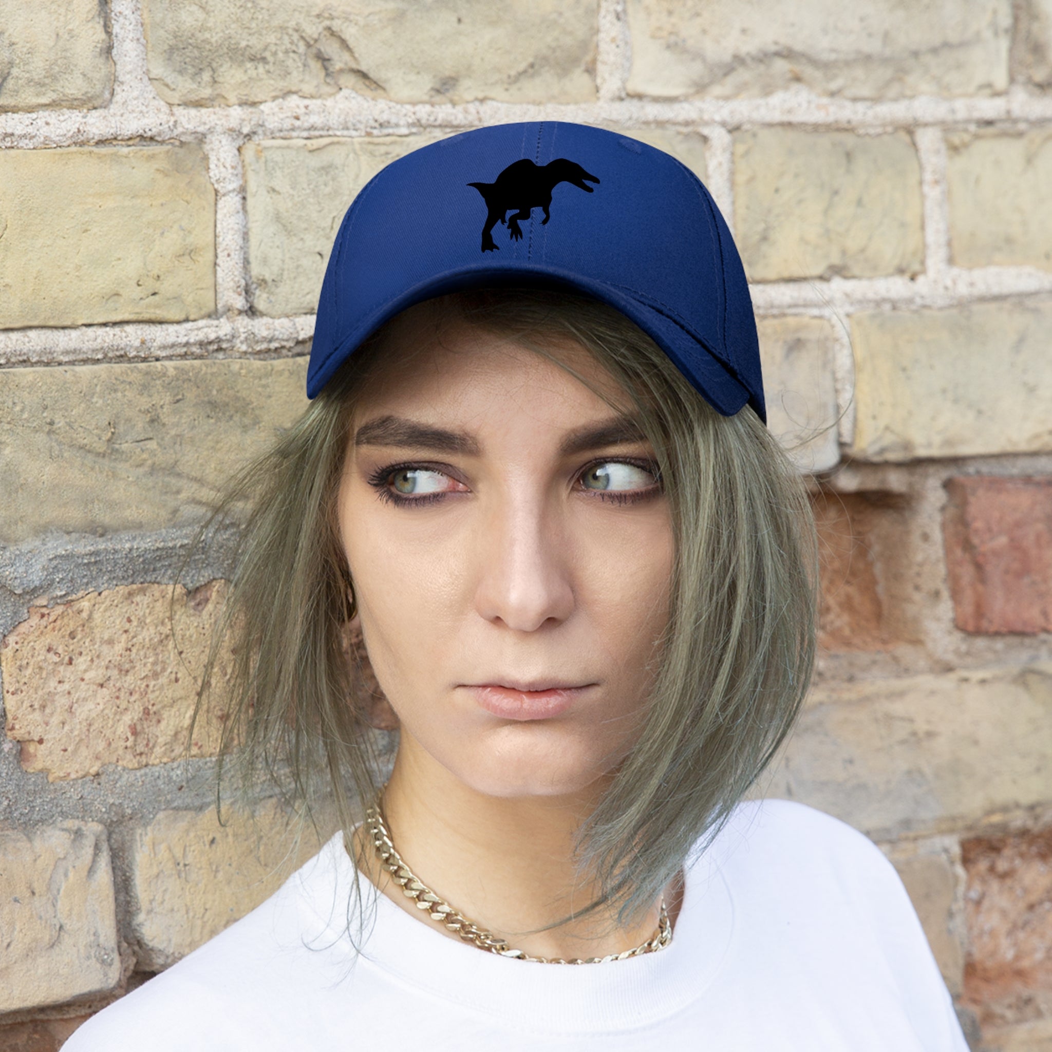 Tyrannosaurus Rex Twill Hat | Paleontologist Gift for Dinosaur Lovers
