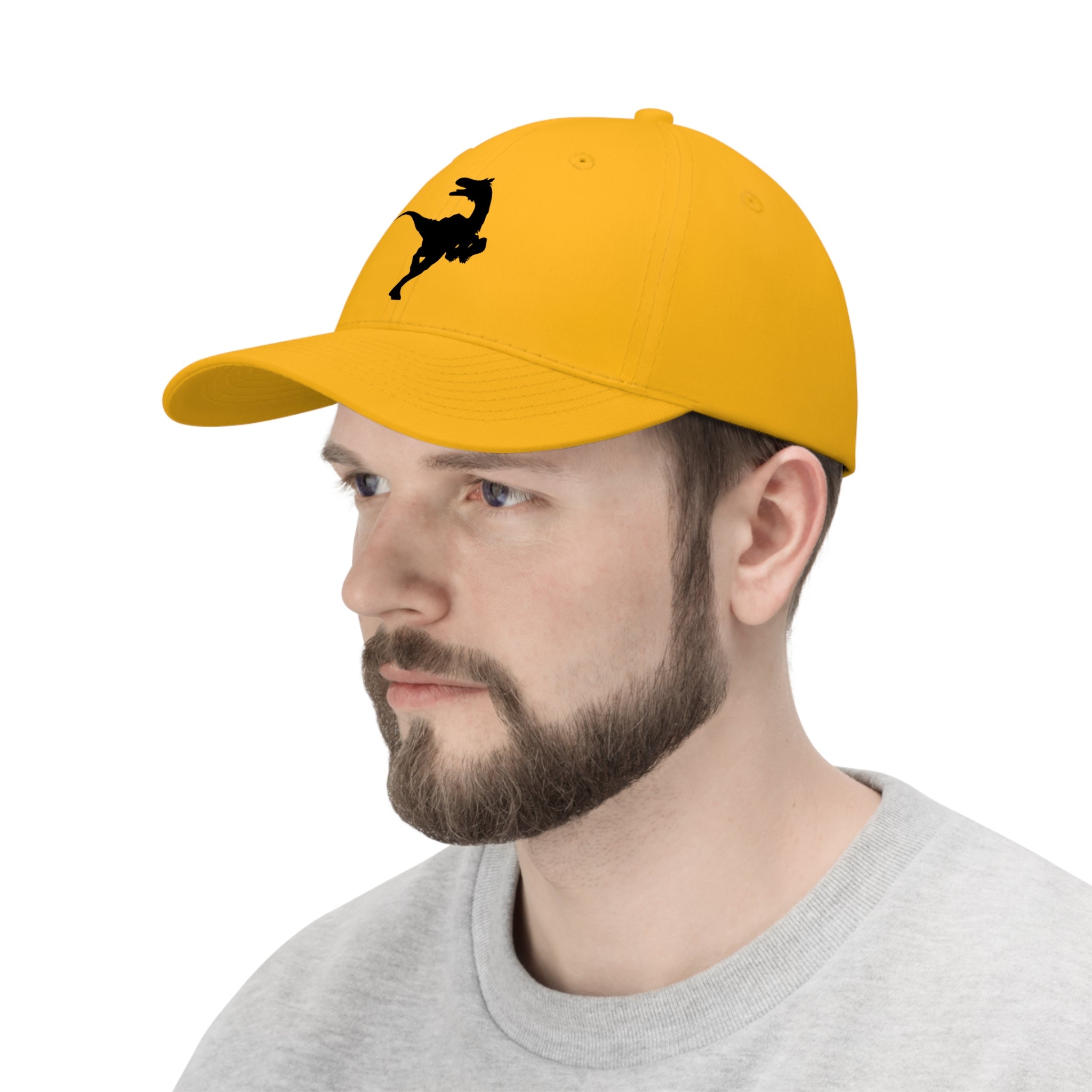 Velociraptor Twill Hat | Paleontologist Gift for Dinosaur Lovers
